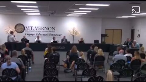 Doctor Speaks at School Board Meeting