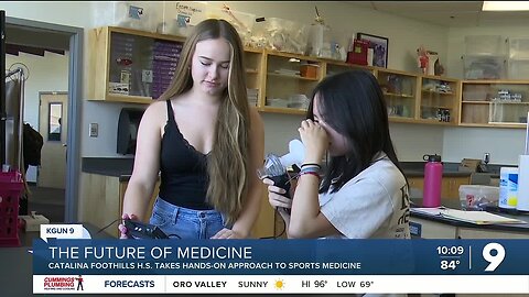 Catalina Foothills High School’s sports medicine program helping students’ future