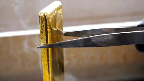 process of making 99.99% pure gold bars to a very satisfactory level.