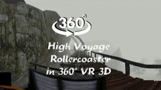 High Voyage virtual 3D Roller Coaster in 360° Degree interactive Technology