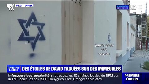 Jewish people’s homes & businesses marked by Stars of David by anti-semites in France