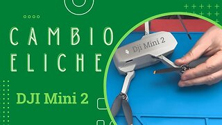 DJI Mini 2 - Cambio eliche e qualche info