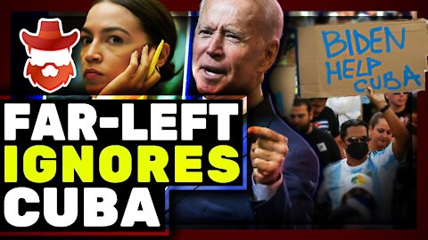 Joe Biden COVERS For Cuba & Their Socialist DISASTER & Alexandria Ocasio-Cortez SILENT