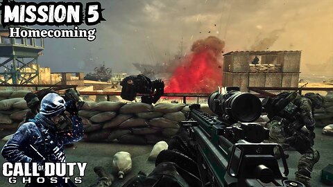 Call Of Duty: Ghosts Walkthrough Part 5 - Mission 5 - Homecoming Ultra Settings[4K UHD]