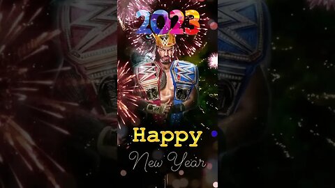 Happy New Year 2k23 #newyear2023 #romanreigns #wwe #shorts