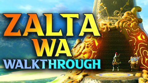 Legend Of Zelda Breath Of The Wild Zalta Wa Shrine Guide