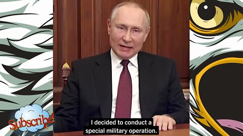 Putin Original "Special Military Operations" Announcement