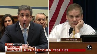 Michael Cohen to Rep. Jim Jordan: "Shame on you, Mr. Jordan. That's not what I said."