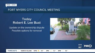 Fort Myers City Council to discuss Robert E Lee bust