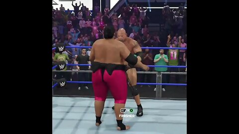 wwe 2k23 goldberg 1 spear and 3 jakehammer to yokozuna #wwe2k23gameplay #wwe2k23