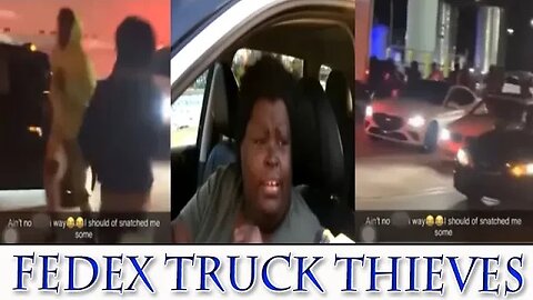Flash Mob Robbed A FEDEX Truck in Traffic South Memphis