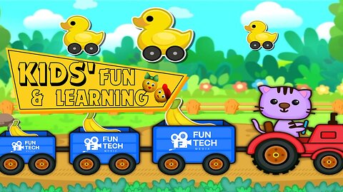 KIDS LEARNING & FUN VIDEO | CHILD LEARNING & DEVELOPMENT GAMES | KIDS CARTOON GAMES