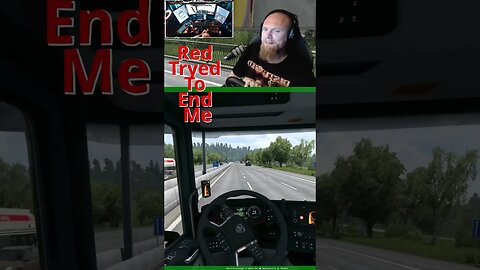 Red Tryed To End Me #eurotrucksimulator2 #ets2 #game #scandinavianwolf #streaming #shorts