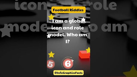 🌎 I am a global icon and role model Who am I?