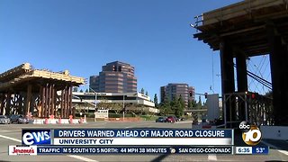 Drivers prepare for major University City road closure