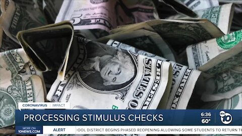Processing stimulus checks