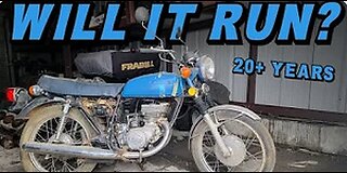 Will an ABANDONED 2 Stroke Motorcycle Run After 20+ YEARS!?