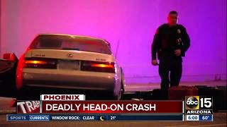 Deadly crash in Phoenix early Friday morning
