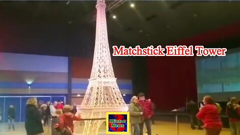 Matchstick Eiffel Tower given world record after ruling U-turn