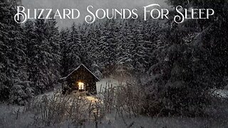 Blizzard Sounds for Sleep, Snow Storm, Howling Winds