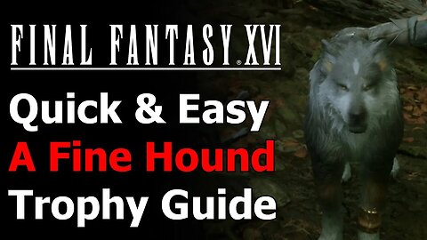 Final Fantasy XVI A Fine Hound Trophy - Quickly & Easily Execute 5 Precision Sics - Final Fantasy 16