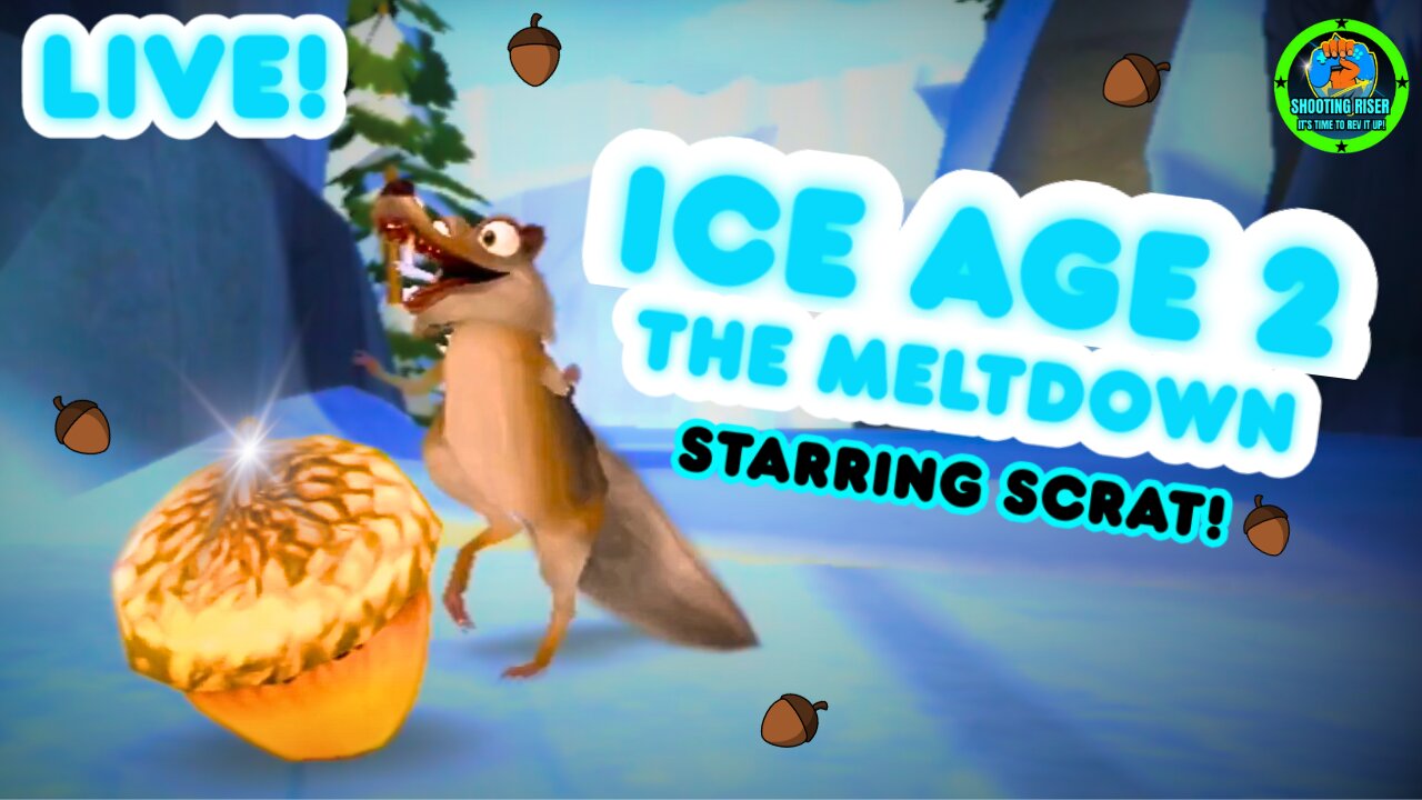 WII GAME WHERE YOU PLAY AS A SQUIRREL! - Ice Age 2 The Meltdown #live  #iceageadventures #iceage