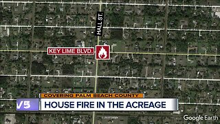 4 adults displaced by Acreage house fire