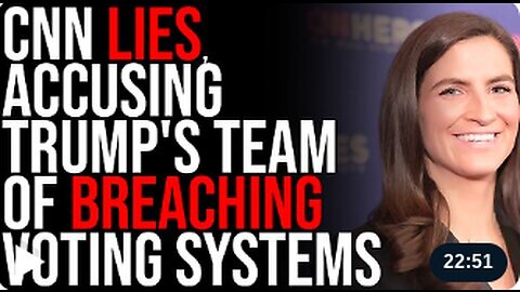 CNN LIES, Accusing Trump's Team Of Breaching Voting System, DISGUSTING Fake News Journalism