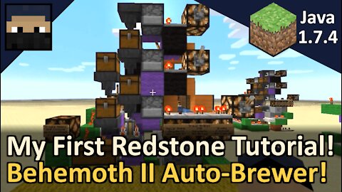 Automatic Brewing Station, the Behemoth II, with Redstone Tutorial! Minecraft Java 1.7.4! Tyruswoo Minecraft