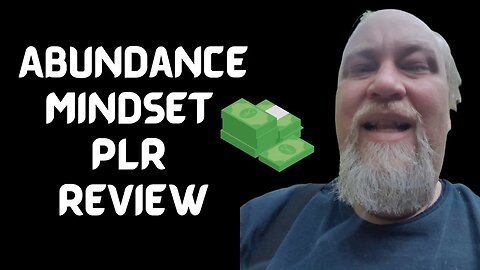 The Abundance Mindset PLR Review - Make Money Online
