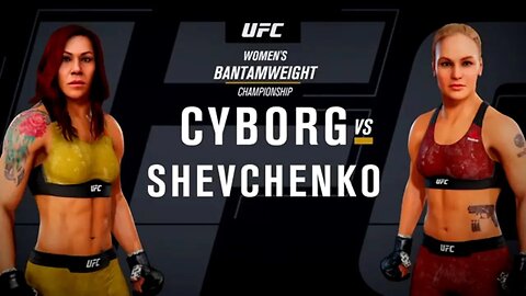 EA Sports UFC 3 Gameplay Valentina Shevchenko vs Cris Cyborg