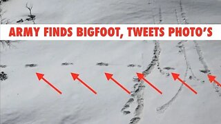 Army Finds Yeti, Bigfoot, Footprints, Tweets Photos to 5.9 Million Followers