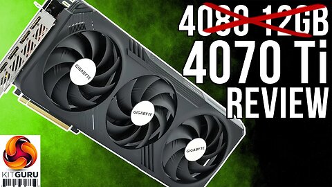 Nvidia RTX 4070 Ti Review, ft. Gigabyte Gaming OC