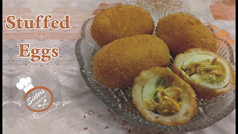 Stuffed Eggs🥚 _ Chicken Stuffed Eggs _ Unique Recipe of Eggs _ Eggs Recipe