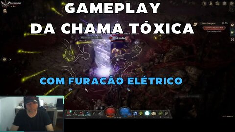 Como eu uso a Chama Toxica com Furacao Eletrico e rapida gameplay - Undecember