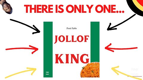THERE IS ONLY ONE... JOLLOF KING 👑 #JOLLOFKING #jollofrice #jollof #food