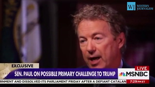 Rand Paul Would Support Trump in 2020