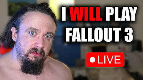 🔴 I WILL Play Fallout 3 🔴 Sam Hyde [LIVE]