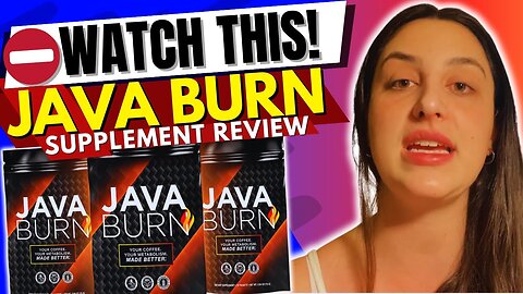 JAVA BURN ((⛔WATCH THIS!⛔)) Java Burn Coffee - Java Burn Review - Java Burn Weight Loss - JAVABURN