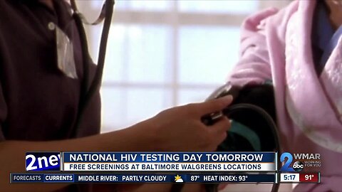 National HIV Testing Day tomorrow