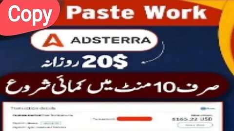 Copy Paste Work Pir day 20 doller Earning No investment 02