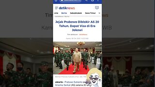 mentri pertahanan Indonesia prabowo subianto sempat diblokir AS 20 tahun