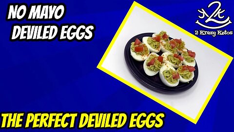 No mayo Deviled Eggs | The best keto deviled eggs