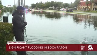 Heavy rains flood Boca Raton roads