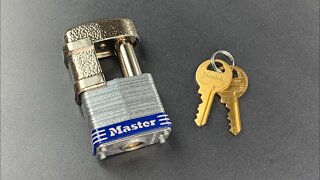 [918] Master Lock Shrouded Padlock Picked (Model 37)