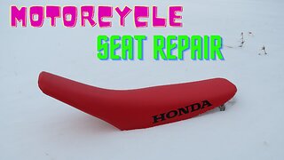 Motorcycle Seat Cover Repair