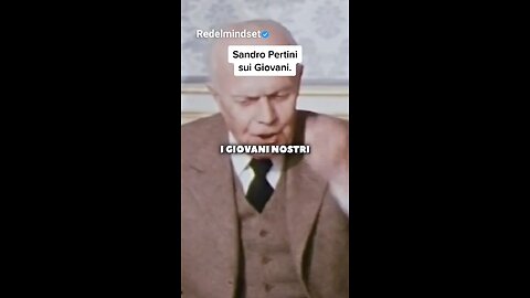 Sandro Pertini sui Giovani