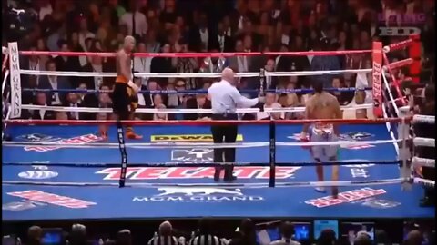 Tito Ortiz Headbutt vs. Floyd Mayweather - Headbutt and Knockout