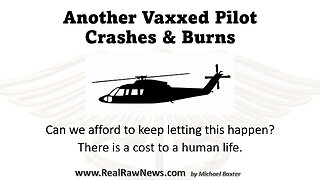 Vaxxed Pilots Pose a Serious Threat & Danger to People