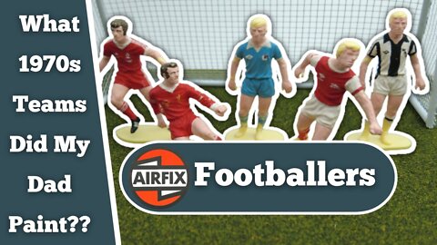 Airfix 1/32 Scale Vintage Plastic Toy Figures Footballers